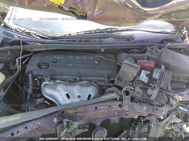 JTKDE167X80257913 - 2008 TOYOTA SCION TC 紫色 照片 10