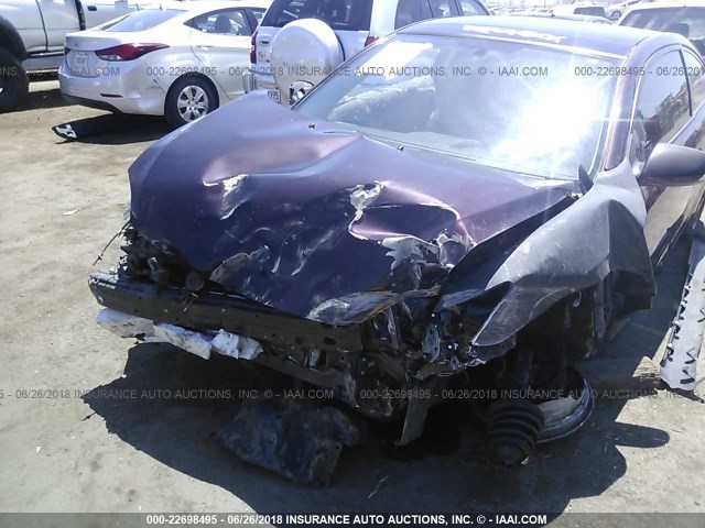 JTKDE167X80257913 - 2008 TOYOTA SCION TC 紫色 照片 6