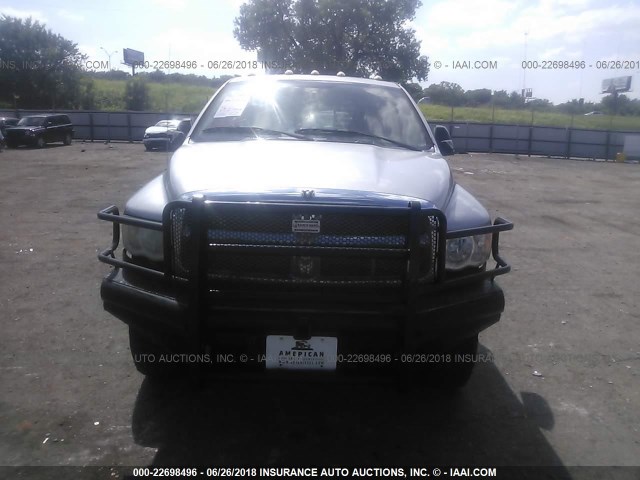 3D7KS28C35G796460 - 2005 DODGE RAM 2500 ST/SLT SILVER photo 6