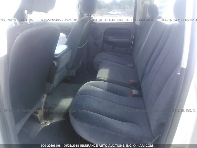 3D7KS28C35G796460 - 2005 DODGE RAM 2500 ST/SLT 银色 照片 8