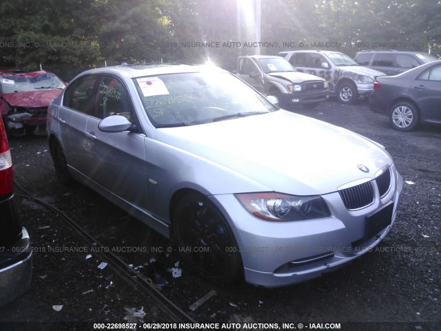 WBAVB73557PA88612 - 2007 BMW 335 I SILVER photo 1