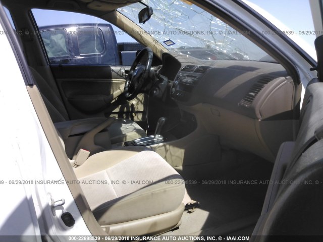 1HGES16395L019371 - 2005 HONDA CIVIC DX VP Ağ foto 5