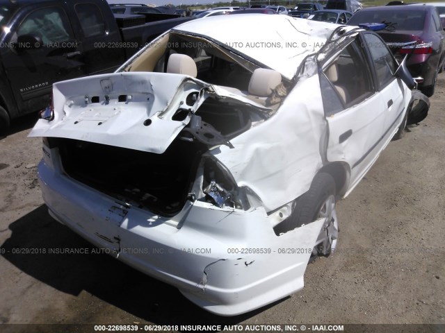 1HGES16395L019371 - 2005 HONDA CIVIC DX VP WHITE photo 6