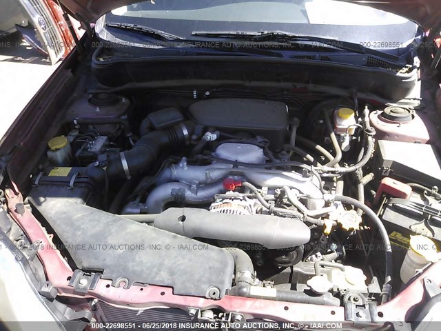 JF2SH6BC7AH789943 - 2010 SUBARU FORESTER XS Қызыл фото 10