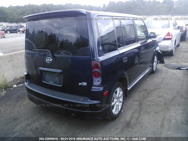 JTLKT324664037481 - 2006 TOYOTA SCION XB Көк фото 4
