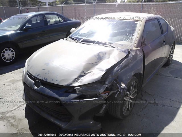 JTKJF5C79FJ013561 - 2015 TOYOTA SCION TC 灰色 照片 2