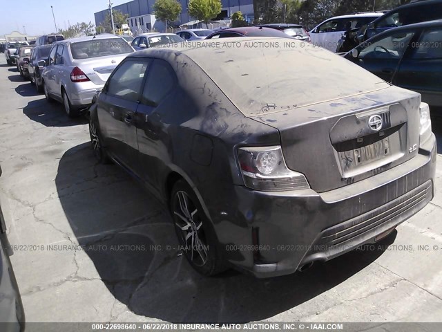 JTKJF5C79FJ013561 - 2015 TOYOTA SCION TC GRAY photo 3