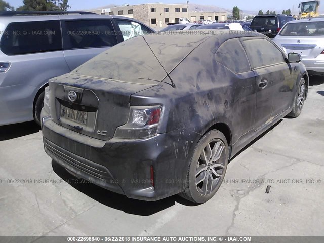 JTKJF5C79FJ013561 - 2015 TOYOTA SCION TC 灰色 照片 4