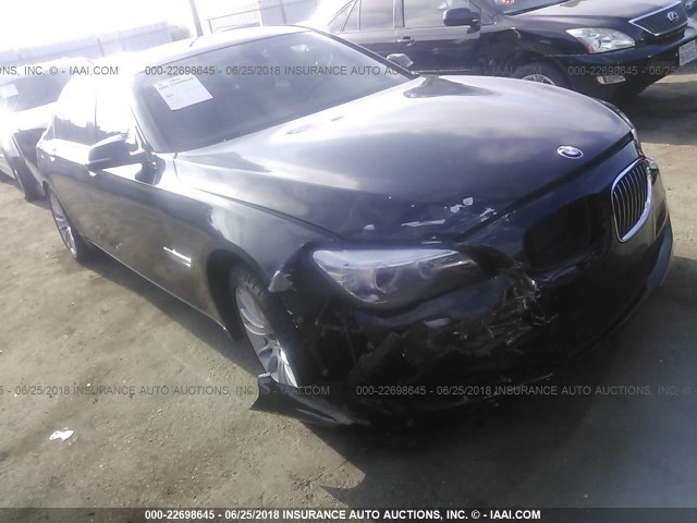 WBAYF4C5XDD127348 - 2013 BMW 740 LXI BLACK photo 1