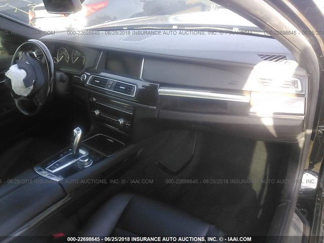 WBAYF4C5XDD127348 - 2013 BMW 740 LXI BLACK photo 5