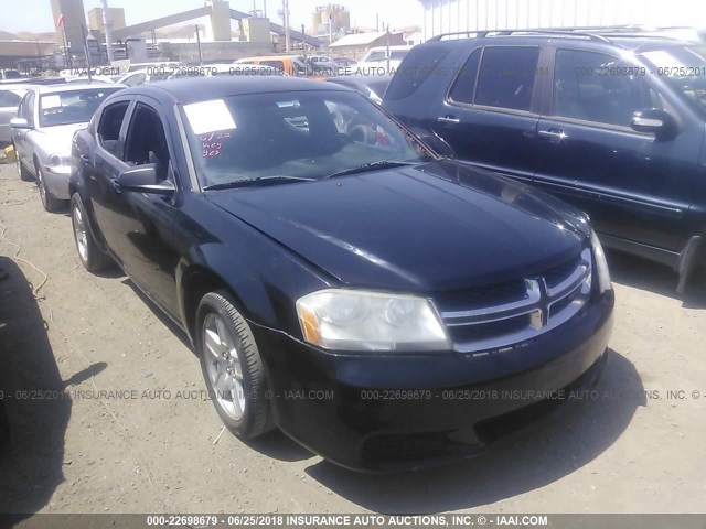 1B3BD4FB9BN579140 - 2011 DODGE AVENGER EXPRESS 黑色 照片 1