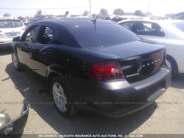 1B3BD4FB9BN579140 - 2011 DODGE AVENGER EXPRESS 黑色 照片 3