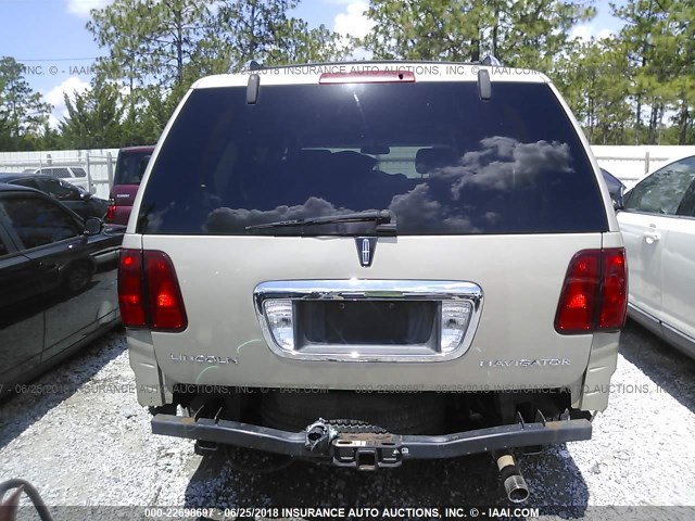 5LMFU27596LJ19032 - 2006 LINCOLN NAVIGATOR GOLD photo 6
