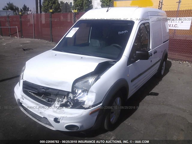 NM0LS7BN8CT085467 - 2012 FORD TRANSIT CONNECT XLT WHITE photo 2