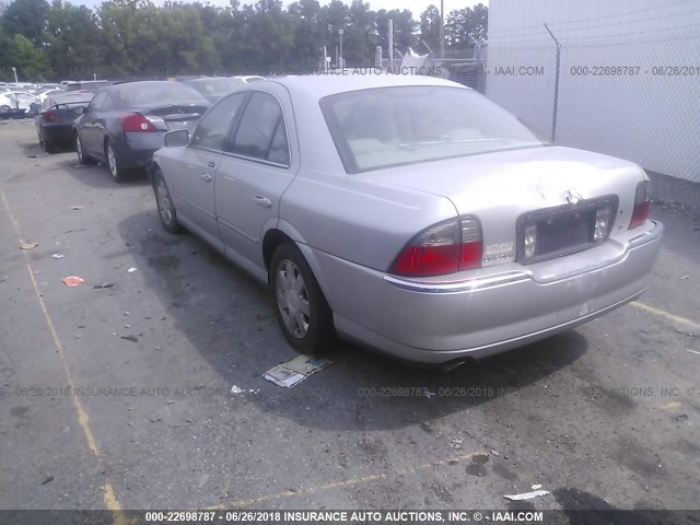 1LNHM86S04Y632322 - 2004 LINCOLN LS 灰色 照片 3
