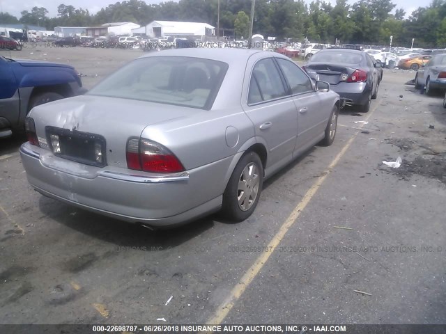 1LNHM86S04Y632322 - 2004 LINCOLN LS 灰色 照片 4