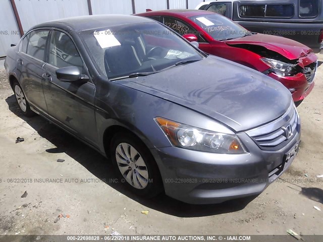 1HGCP2F30CA023266 - 2012 HONDA ACCORD LX Pewter photo 1