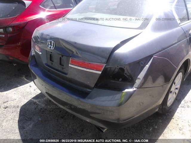 1HGCP2F30CA023266 - 2012 HONDA ACCORD LX Pewter photo 6