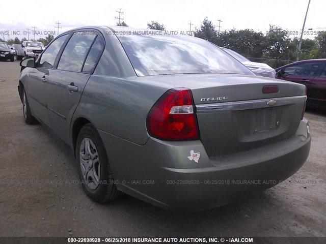 1G1ZS52F45F294418 - 2005 CHEVROLET MALIBU GREEN photo 3