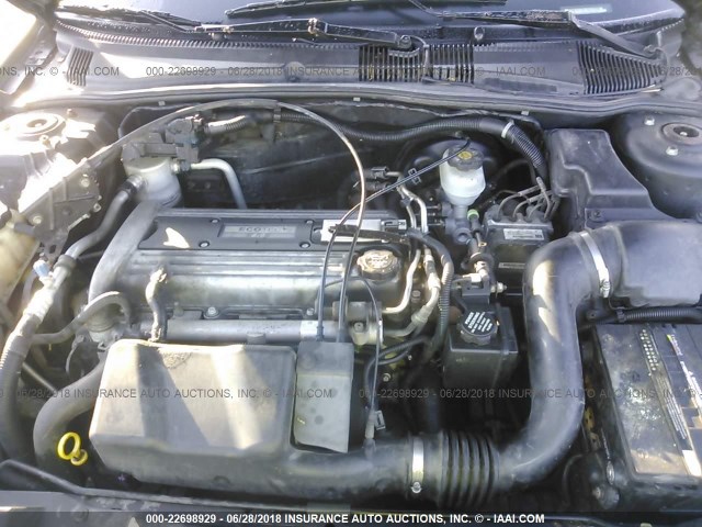 1G1JF54F347365017 - 2004 CHEVROLET CAVALIER LS BLACK photo 10