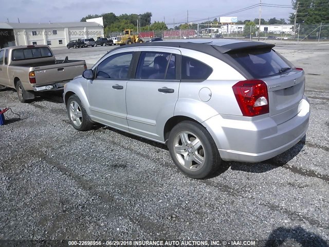 1B3HB48B17D505351 - 2007 DODGE CALIBER SXT SILVER photo 3