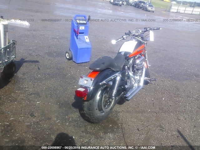 1HD1CT3148K436091 - 2008 HARLEY-DAVIDSON XL1200 C ORANGE photo 4