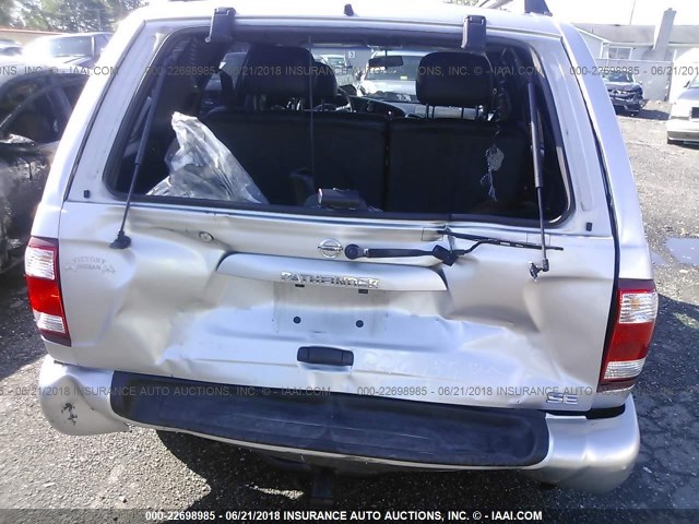 JN8DR09Y73W830934 - 2003 NISSAN PATHFINDER LE/SE SILVER photo 6