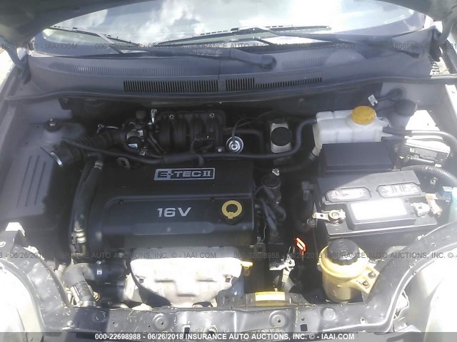 KL1TD56677B141647 - 2007 CHEVROLET AVEO LS 灰色 照片 10