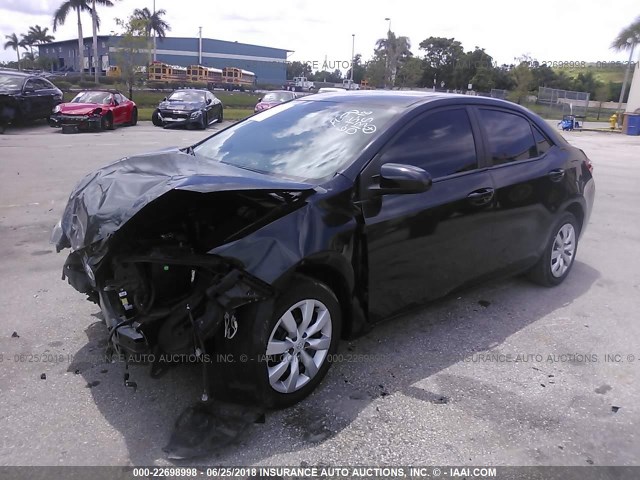 2T1BURHE8EC100135 - 2014 TOYOTA COROLLA L/LE/LE PLS/PRM/S/S PLS 黑色 照片 2