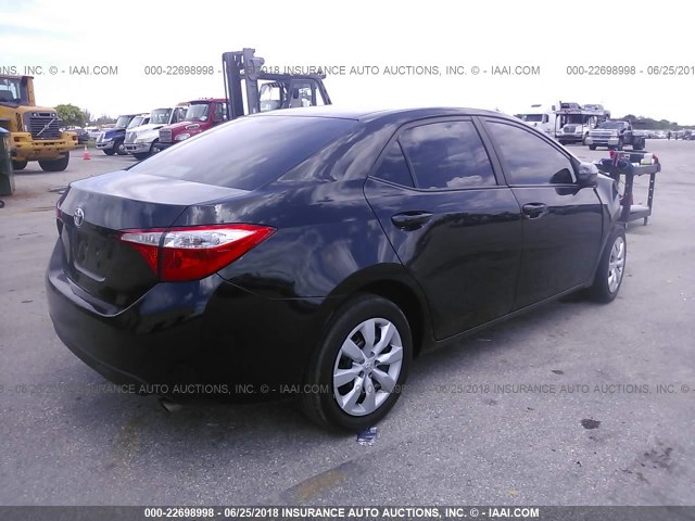 2T1BURHE8EC100135 - 2014 TOYOTA COROLLA L/LE/LE PLS/PRM/S/S PLS 黑色 照片 4