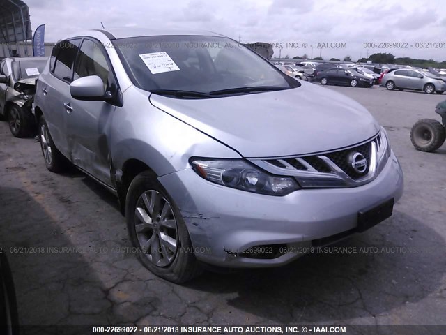 JN8AZ1MW2EW527724 - 2014 NISSAN Murano S/SL/SV/LE SILVER photo 1