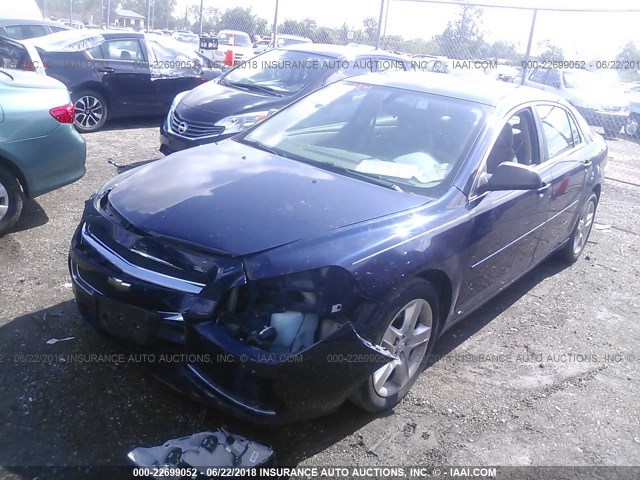 1G1ZG57B094193112 - 2009 CHEVROLET MALIBU LS 蓝色 照片 2