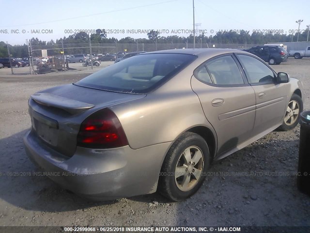 2G2WP552371114283 - 2007 PONTIAC GRAND PRIX TAN photo 4
