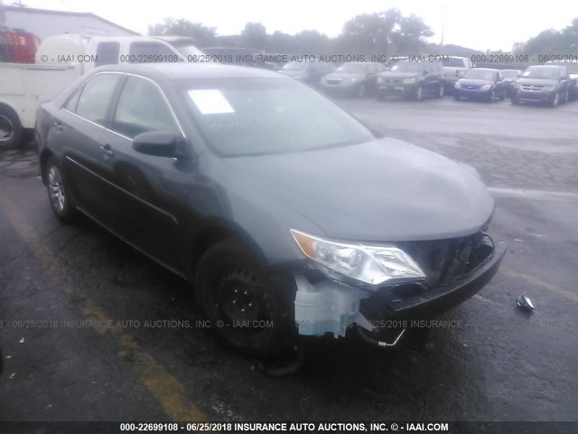 4T4BF1FK9DR324750 - 2013 TOYOTA CAMRY L/SE/LE/XLE GRAY photo 1