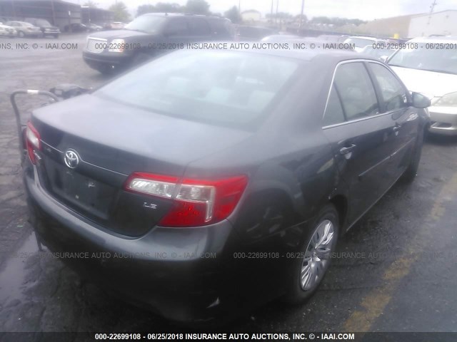 4T4BF1FK9DR324750 - 2013 TOYOTA CAMRY L/SE/LE/XLE 灰色 照片 4