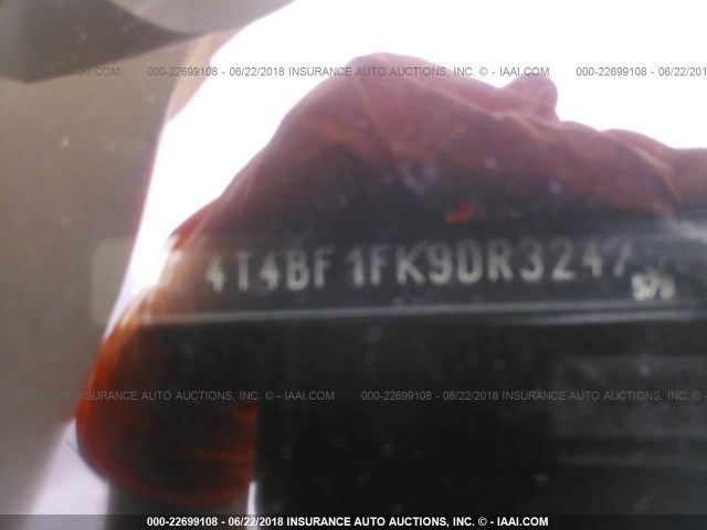 4T4BF1FK9DR324750 - 2013 TOYOTA CAMRY L/SE/LE/XLE 灰色 照片 9