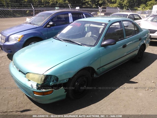 1Y1SK5369RZ035527 - 1994 GEO PRIZM LSI TEAL photo 2