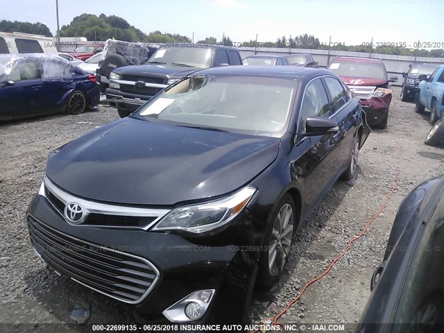 4T1BK1EBXEU120886 - 2014 TOYOTA AVALON PREMIUM/TOURING/LIMITED BROWN photo 2