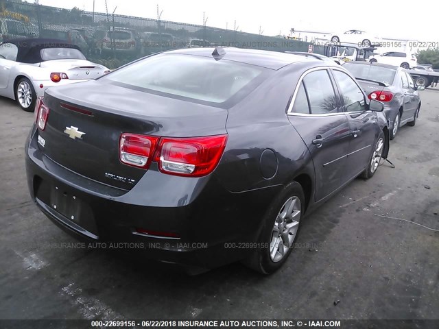 1G11C5SAXDF222569 - 2013 CHEVROLET MALIBU 1LT GRAY photo 4