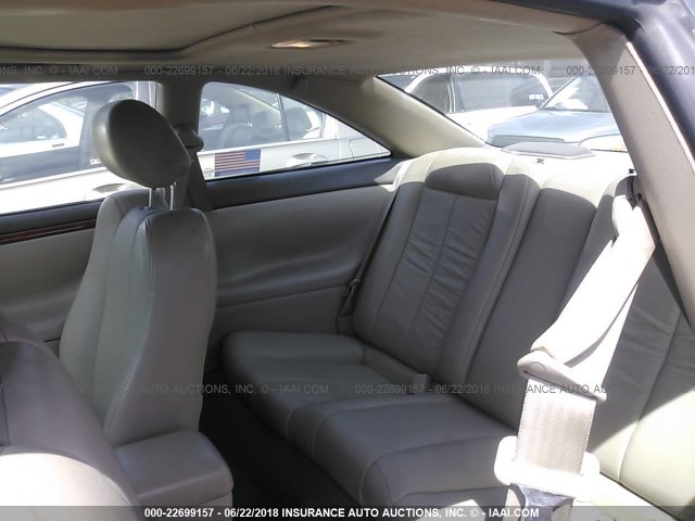 2T1CF28P93C609882 - 2003 TOYOTA CAMRY SOLARA SE/SLE ლურჯი ფოტო 8