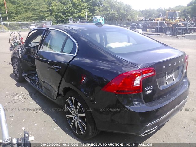 LYV402TK8JB161288 - 2018 VOLVO S60 PREMIER BLACK photo 3