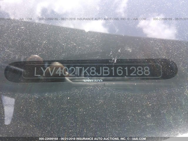 LYV402TK8JB161288 - 2018 VOLVO S60 PREMIER BLACK photo 9