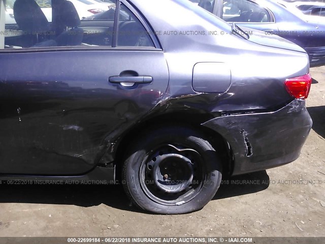 JTDBL40E79J031207 - 2009 TOYOTA COROLLA LE/XLE BLACK photo 6