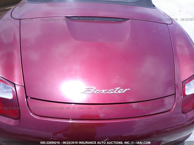 WP0CA29858U711261 - 2008 PORSCHE BOXSTER RED photo 10