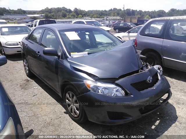 1NXBU4EE3AZ310318 - 2010 TOYOTA COROLLA S/LE/XLE GRAY photo 1