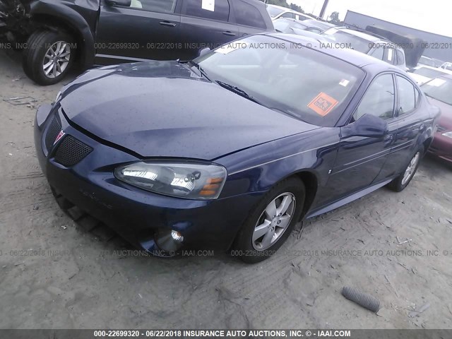2G2WP552481128324 - 2008 PONTIAC GRAND PRIX ლურჯი ფოტო 2