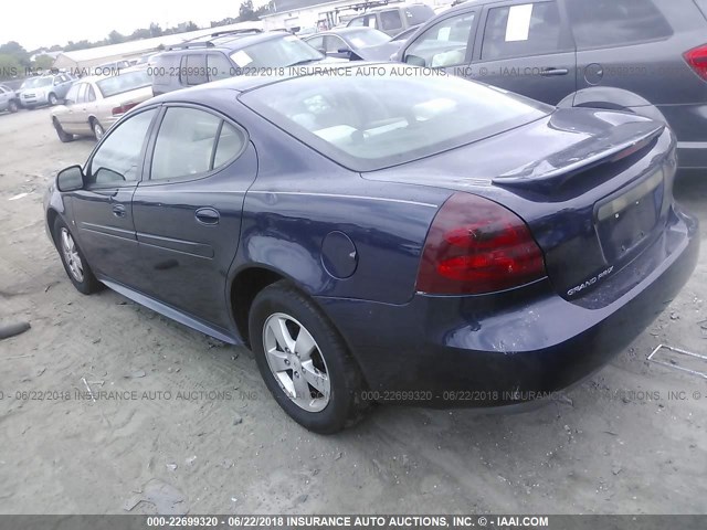 2G2WP552481128324 - 2008 PONTIAC GRAND PRIX ლურჯი ფოტო 3