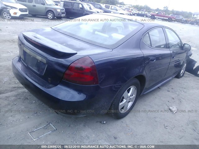 2G2WP552481128324 - 2008 PONTIAC GRAND PRIX ლურჯი ფოტო 4