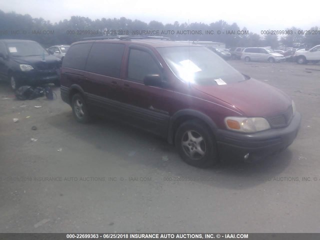 1GMDX03E53D266773 - 2003 PONTIAC MONTANA BURGUNDY photo 1