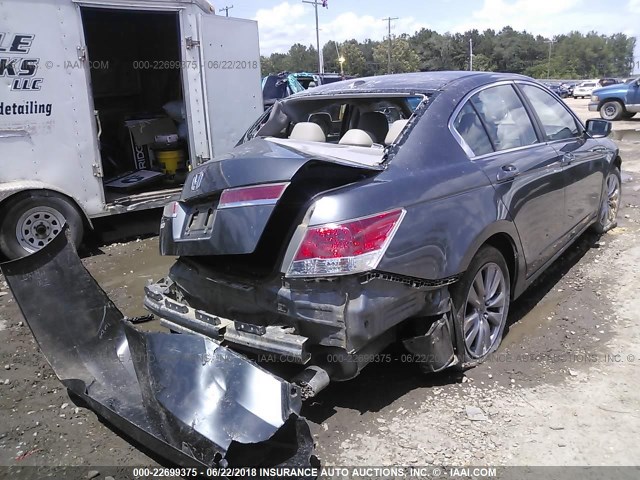 1HGCP2F80CA038121 - 2012 HONDA ACCORD EXL GRAY photo 4